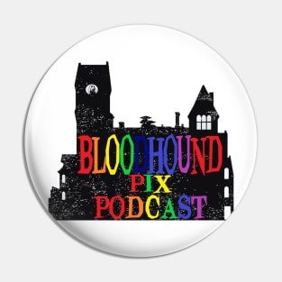 Bloodhound Pix Pride Logo Pin