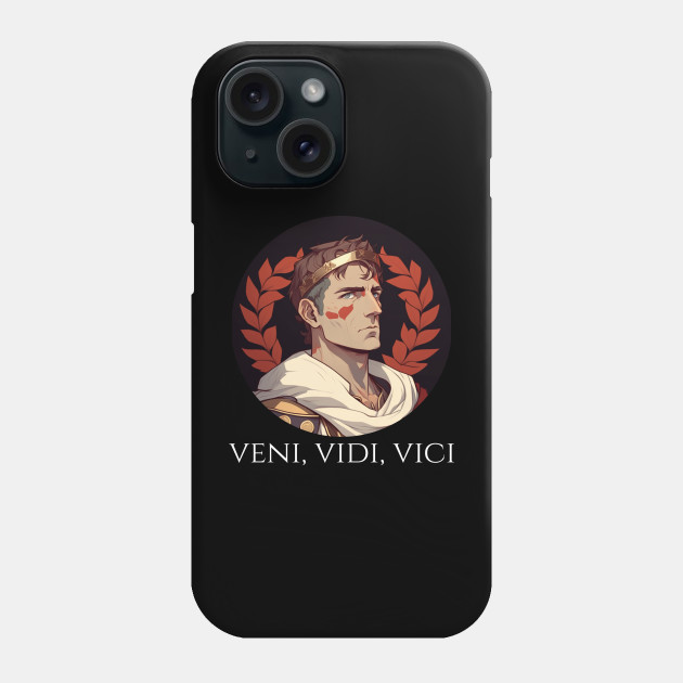 Veni Vidi Vici - Julius Caesar In Anime Style | Postcard