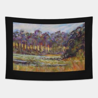 Egrets & Lilies Tapestry