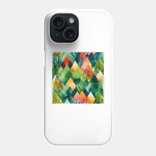 Watercolor Geometric Phone Case