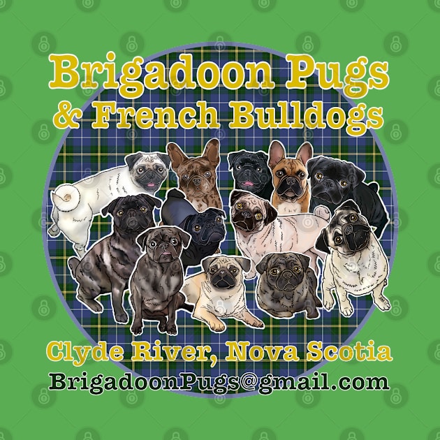 Brigadoon Pugs by FivePugs