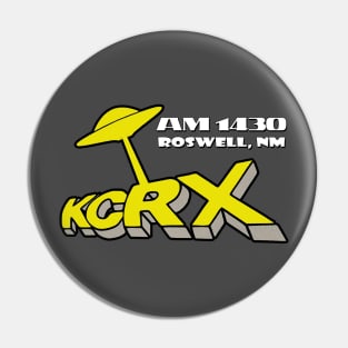 KCRX 1430 AM Oldies Radio - Roswell NM Pin