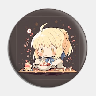 chibi saber Pin