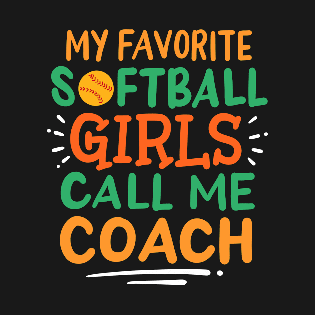 Softball Coach by CreativeGiftShop