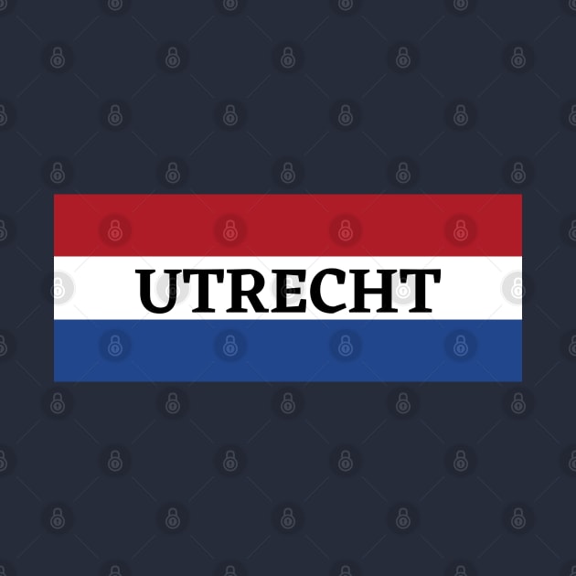 Utrecht City in Dutch Flag by aybe7elf