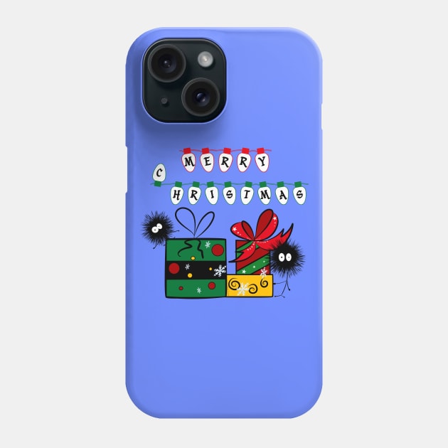 Christmas Monsters Phone Case by DitzyDonutsDesigns