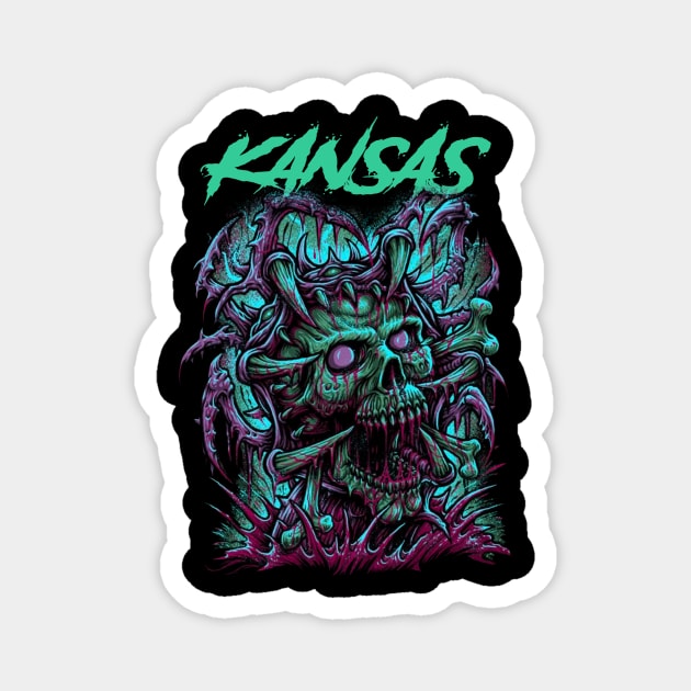 KANSAS BAND Magnet by batubara.studio