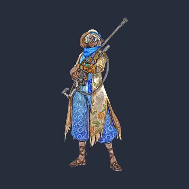 Overwatch Ana Cabana Skin by Green_Shirts