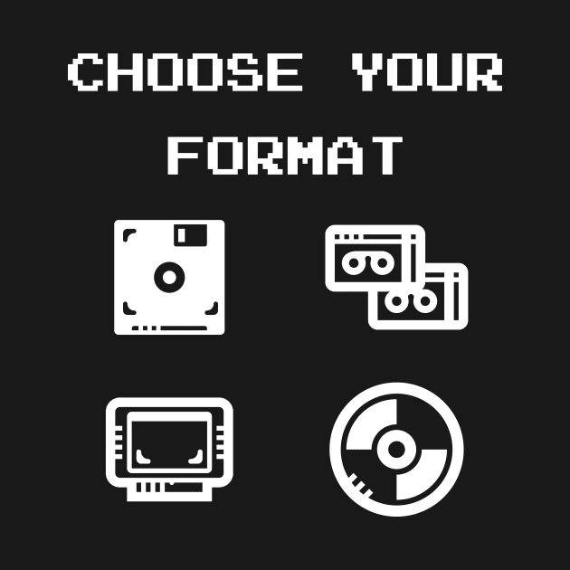 Gaming: Choose Your Format Old-School Storage Devices by loltshirts