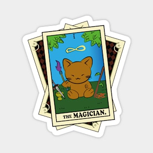 TAROT CARDS DECK | THE MAGICIAN. | FORTUNE CAT Magnet