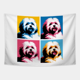 Coton de Tulear Pop Art - Dog Lovers Tapestry