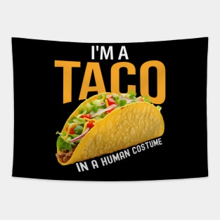 I'M A Taco In A Hu Halloween Easy Tapestry
