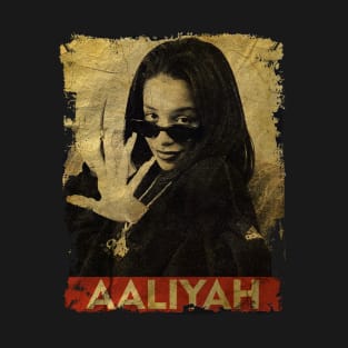 TEXTURE ART- Aaliyah - RETRO STYLE 3 T-Shirt
