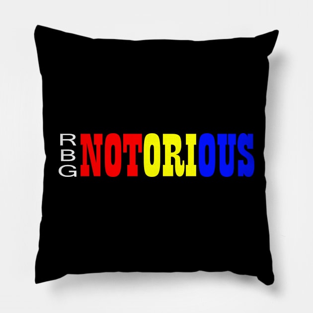 RBG Logo - 16 Pillow by SanTees