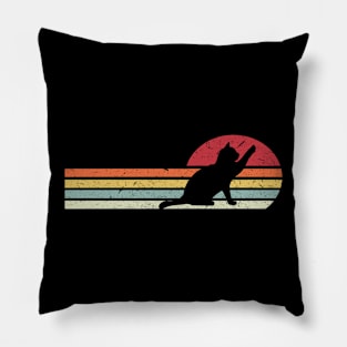 Cat Retro Pillow