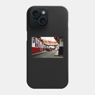 Rue pavée de Patzcuaro, Mexique Phone Case