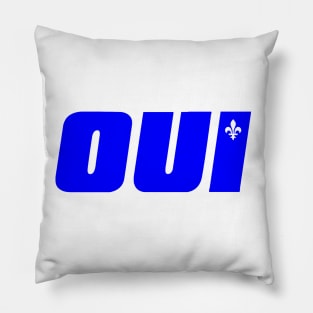 Québec OUI Pillow