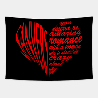 Sanvers quote heart - v3 Tapestry