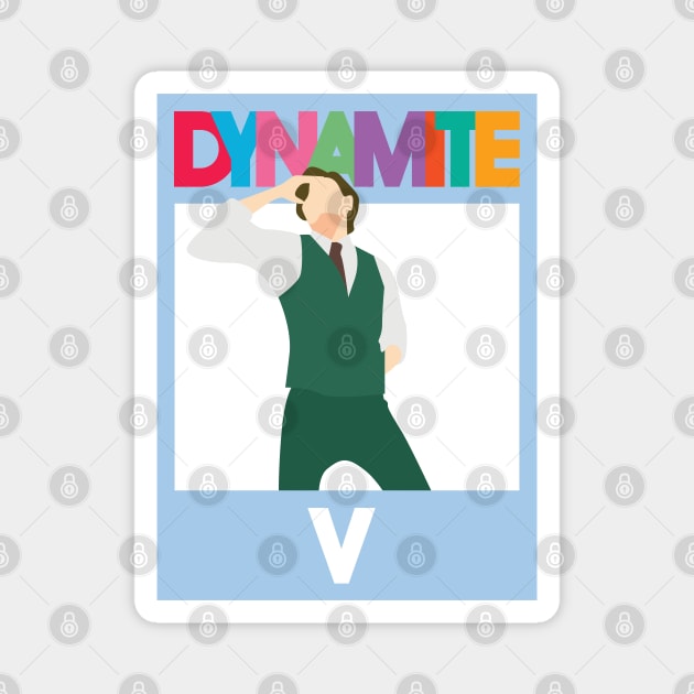 BTS DYNAMITE V Magnet by YoshFridays