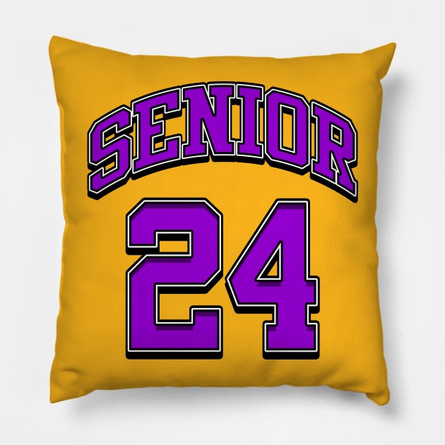 Grad Class of 2024 Pillow by KsuAnn