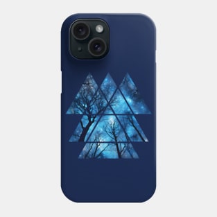 Geometric Night Sky for Astronomers, Star Gazers, Campers Phone Case