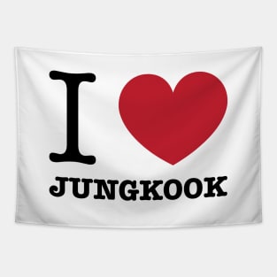 I love BTS Jungkook Morcaworks Tapestry