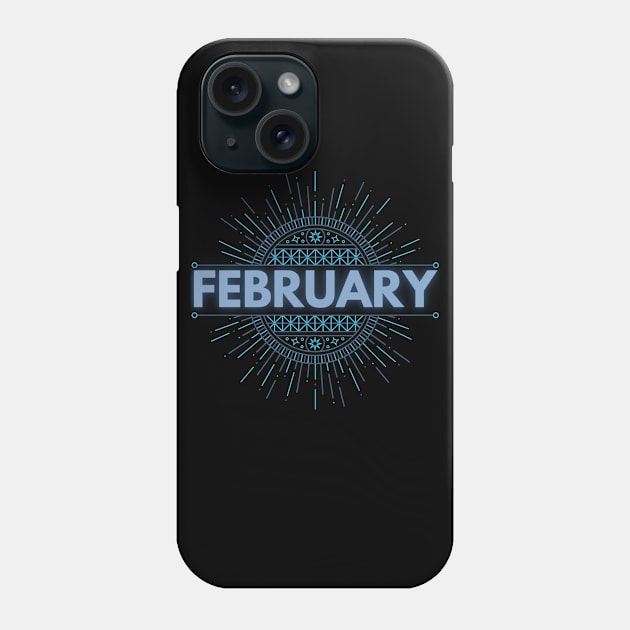 February Phone Case by Wavey's