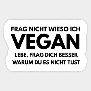 Veganer Stickers Teepublic