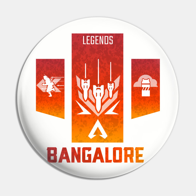 Apex Legends Banner Bangalore Apex Legends Pin Teepublic