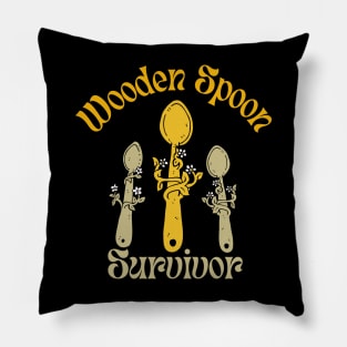 Wooden Spoon Survivor Pillow