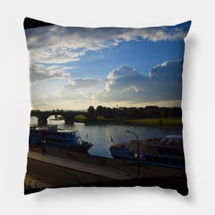 Dresden Germany To travel is to live beautiful city photo Pillow