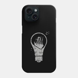 Light Bulb - Sail Ship Phone Case