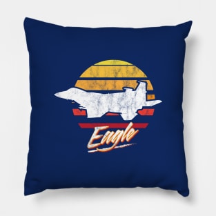 Retro F-15 Eagle Pillow