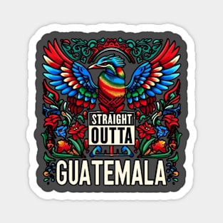 Straight Outta Guatemala Magnet