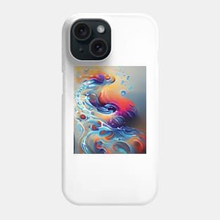 Rolling Droplets Phone Case