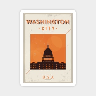 Washington Poster Design Magnet