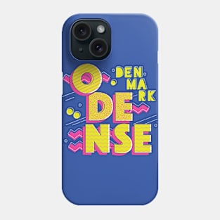 Retro 90s Odense, Denmark Phone Case