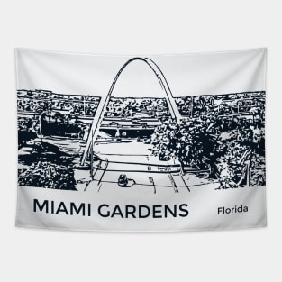Miami Gardens Florida Tapestry