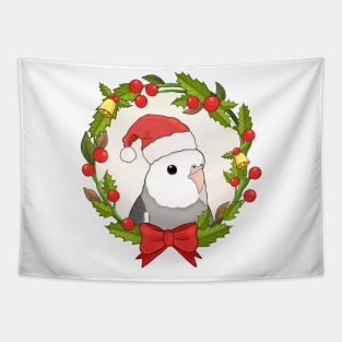 Christmas Cockatiel Tapestry