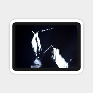 Good Morning - Horse Silhouette Magnet