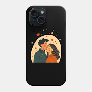 Valentine Romantic couple love birds Phone Case