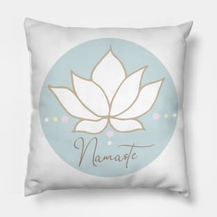 Yoga design namaste Pillow