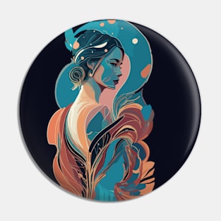 Zodiac Virgo Pin