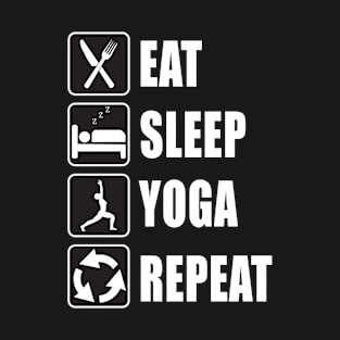 Eat, Sleep, Yoga, Repeat T-Shirt