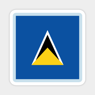 Saint Lucia Flag Magnet