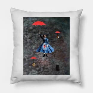 Miriam Angel in Wonderland Pillow