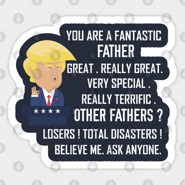 Trump Father S Day Card Funny Father S Day Etsy