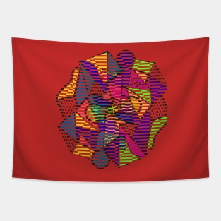 Flower geometric abstract cool Tapestry