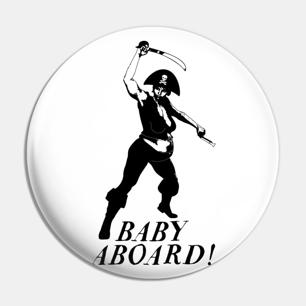 Baby Aboard Pin by LordNeckbeard