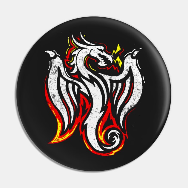 Fire Dragon Pin by AVEandLIA